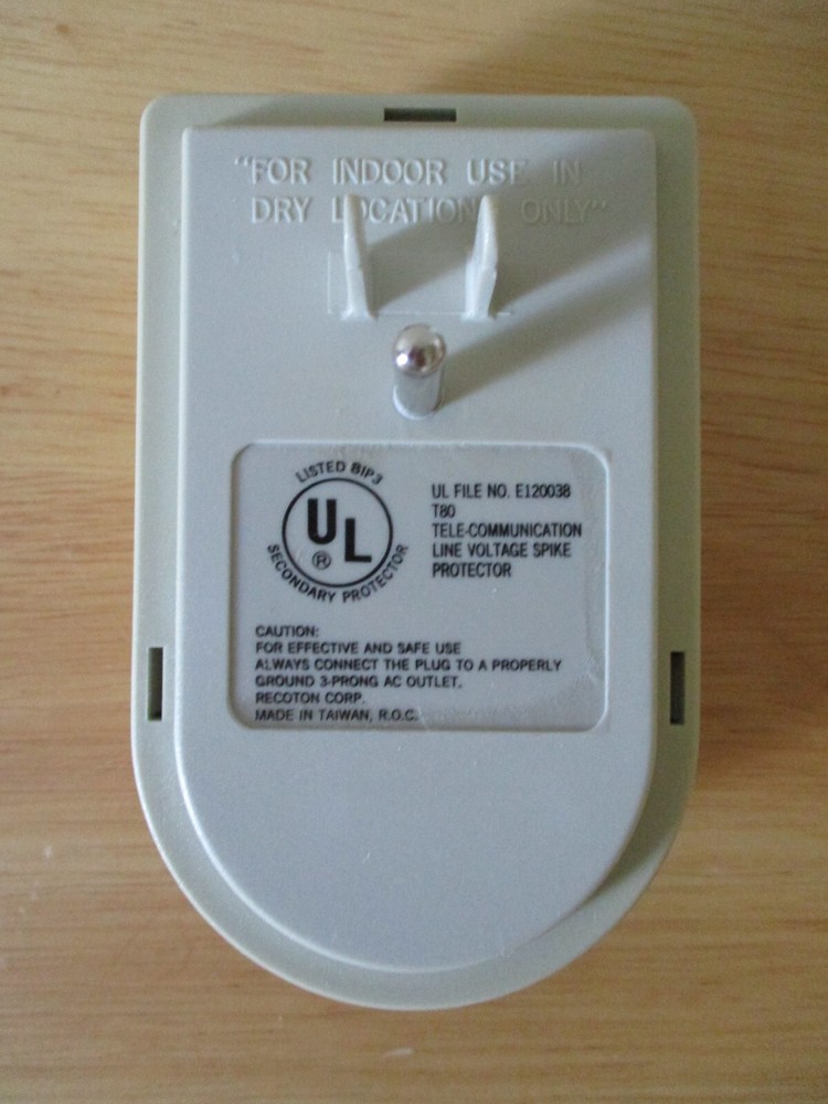 Recoton Phone Line / Fax Surge Protector--never used