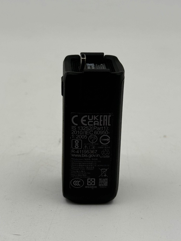 DJI Osmo Pocket 3 Battery Handle Black Tested Working - Used A