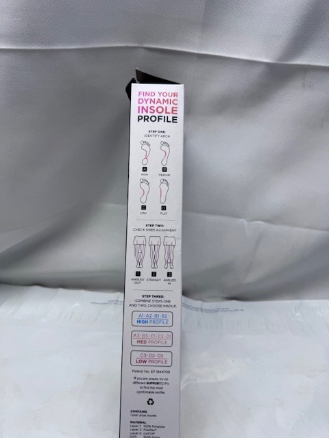CURREX Dynamic Insoles Supportstp Relief & Support-Med Profile-XXL*New