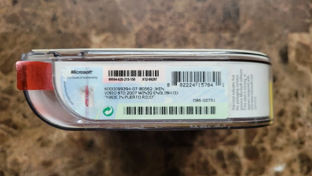 NEW SEALED Microsoft Visio Standard 2007 Full Version RETAIL