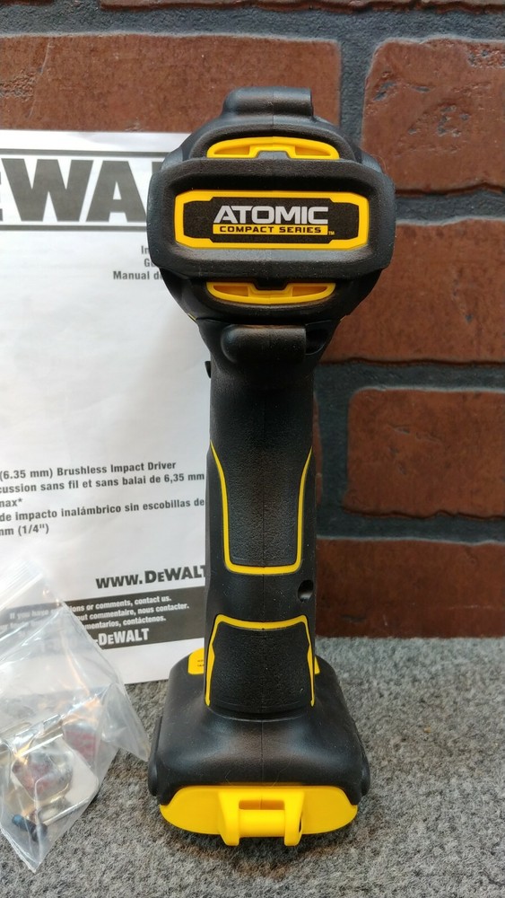 Dewalt DCF809 20V MAX Atomic Brushless 1/4" Compact Impact Driver-***NEW***