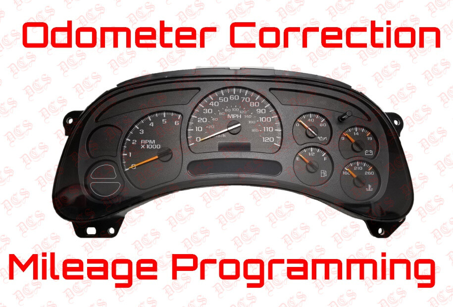 2003-2006 Cadillac Escalade Mileage Programming/Odometer Correction Service GM