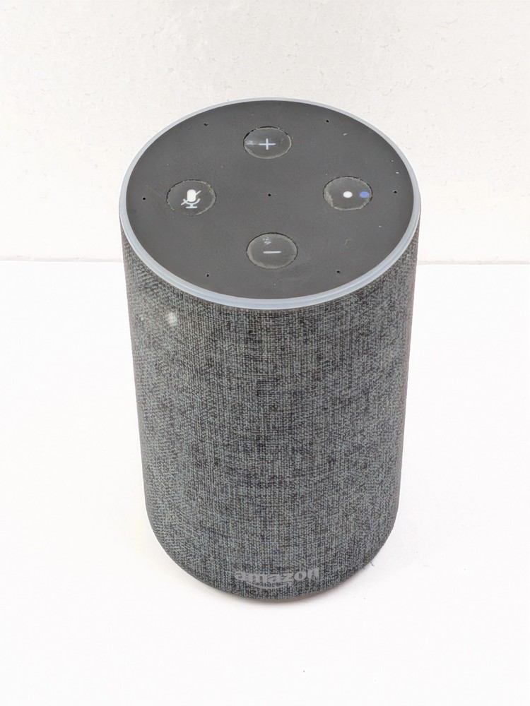 Amazon Echo 2nd Generation Smart Speaker Charcoal Black Fabric NO ADAPTER