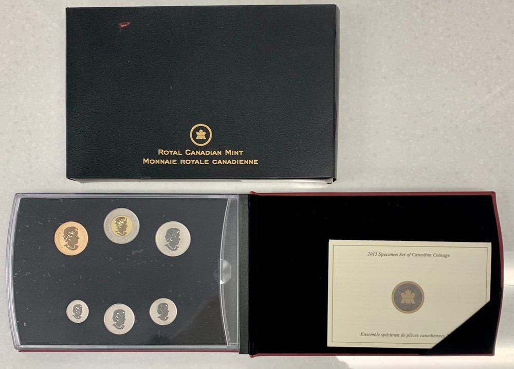 2013 Canada Specimen Set with Blue Winged Teal Dollar