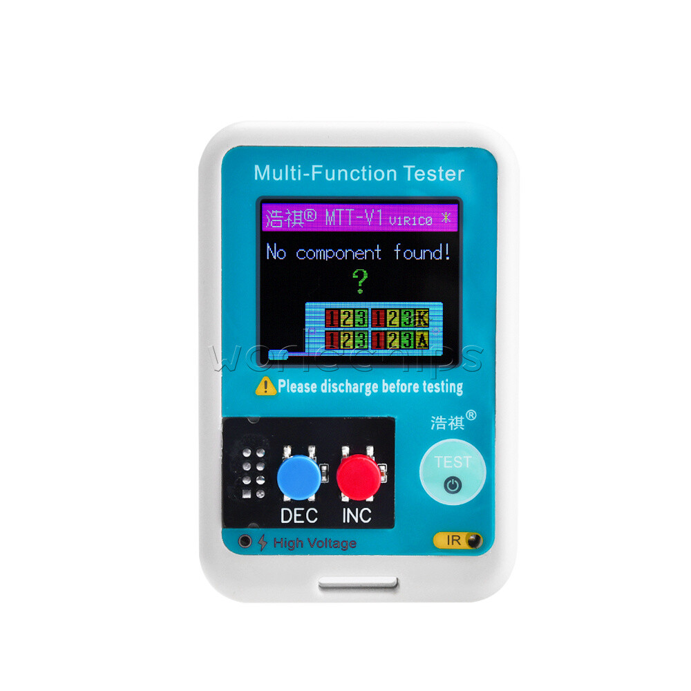 Multi-function MTT-V1 High Precision Transistor Tester Diode Type-C USB Charging