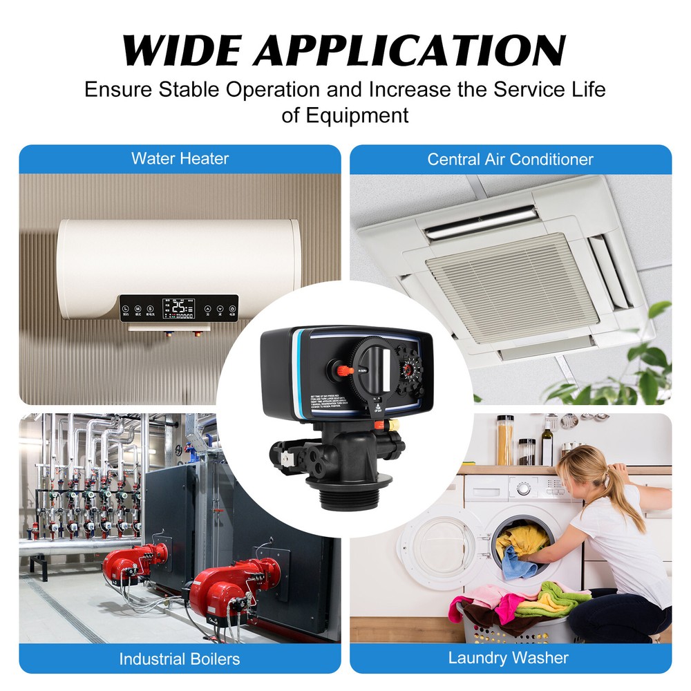 Automatic Fleck 5600 12 Day Control Timer Valve For Water Filter Softener Resin