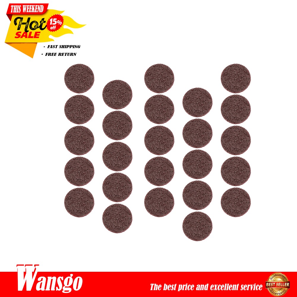 25 Pcs Quick Change Surface Conditioning Disc 2 Inch Red (Medium) Prep Pad