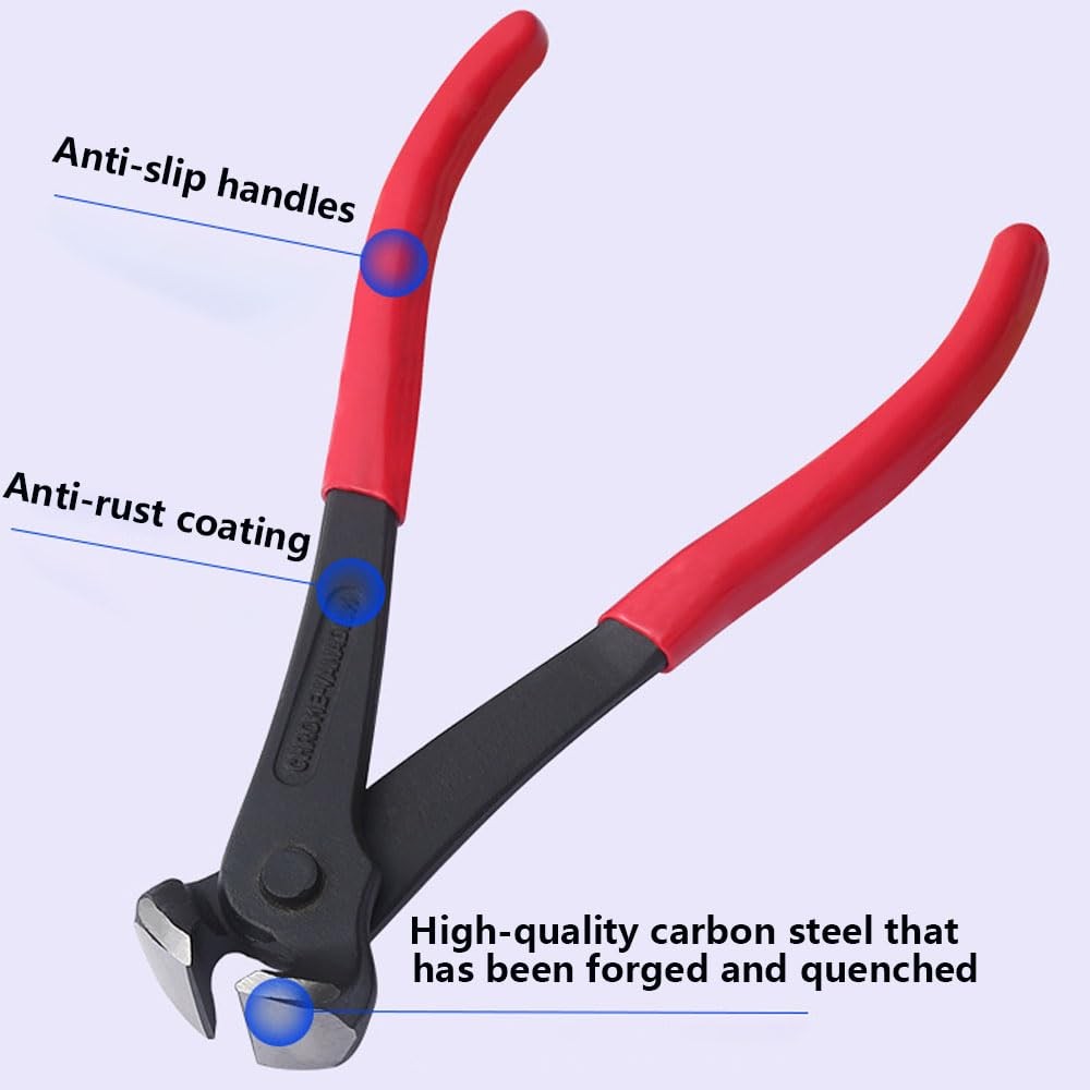 Upholstery and Construction Staple Tools Set Including Cutting Plier, Tack Pu...
