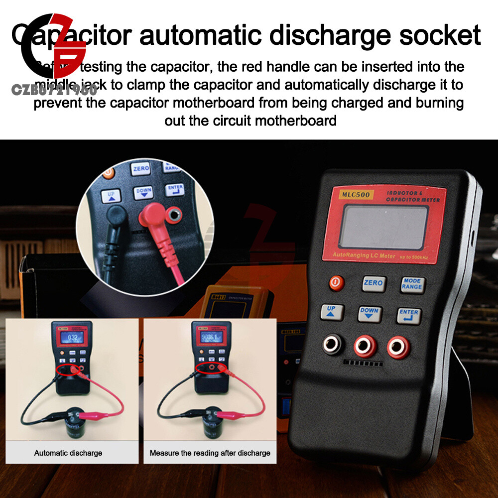 MLC500 Automatic Range Capacitance Inductance Meter Digital Capacitance Tester