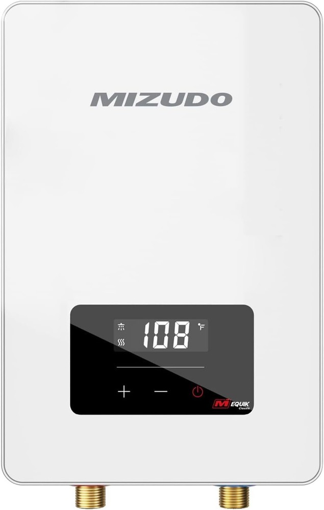MIZUDO 6500W Tankless Water Heater Electric 240V LED Display Instant Boiler USED