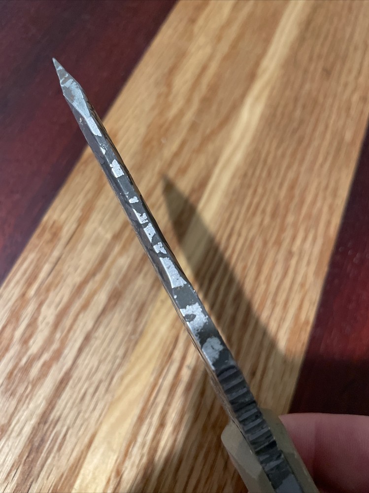 Unknown Maker Beefy Fixed Blade Knife Unmarked MINT