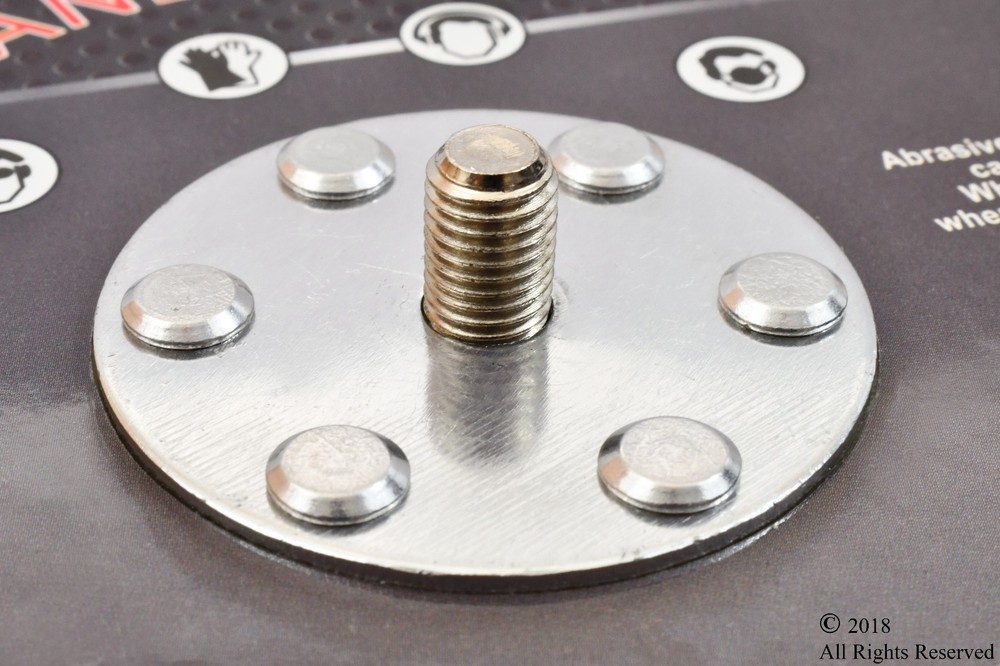 6" Hook and Loop Face Sanding Pad Air Vacuum Pneumatic Sander Grinder Tool