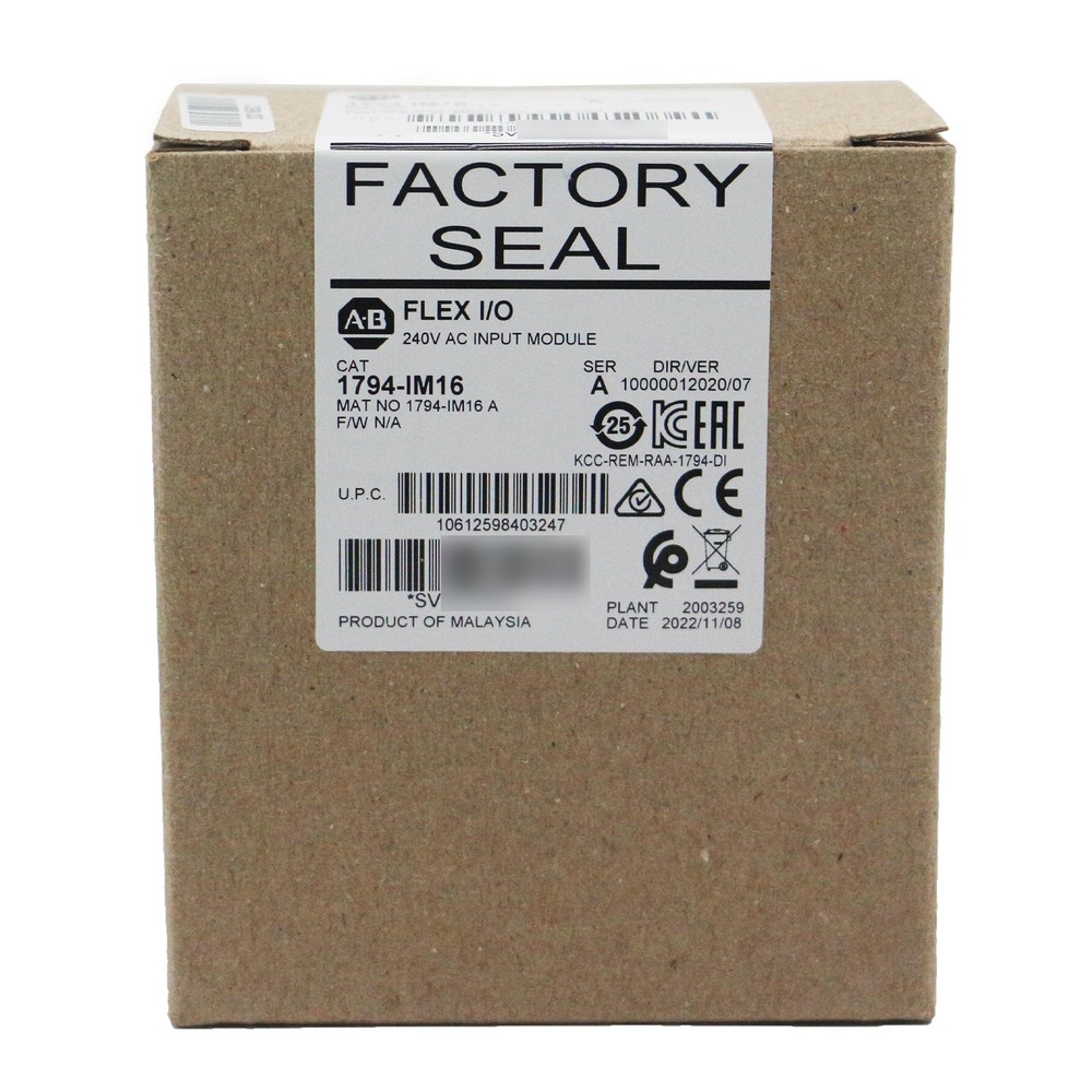 NEW Allen-Bredley 1794IM16 Flex 16 Point Digital Input Module AB 1794-IM16