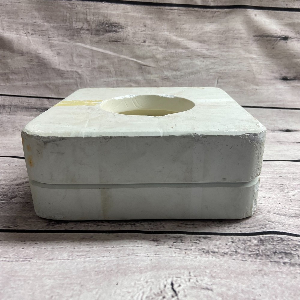 White Horse Ceramic Casting Mold Rose Flower Base #1368