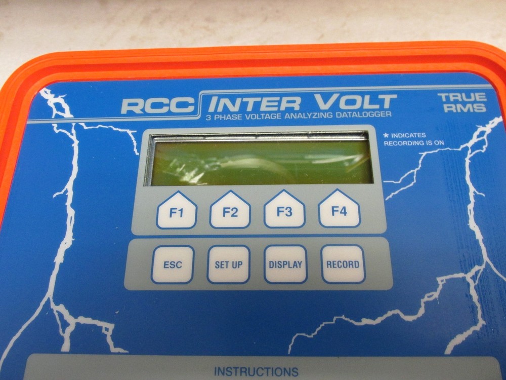 Voltage Analyzing Datalogger / Interlogger True Rms Rcc Tech