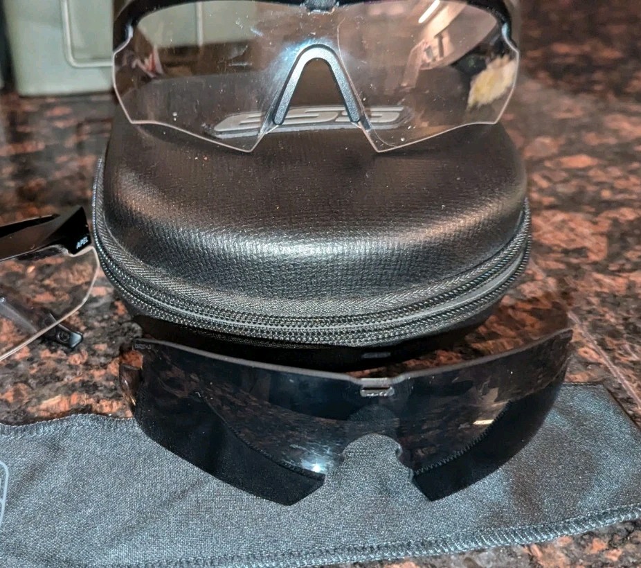 ESS Crossbow protective eyewear.