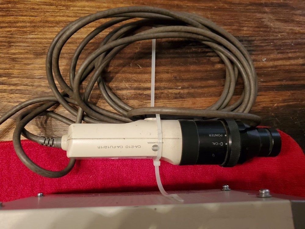 Konica Minolta CA-210 Color Analyzer With Probe - Tested & Working