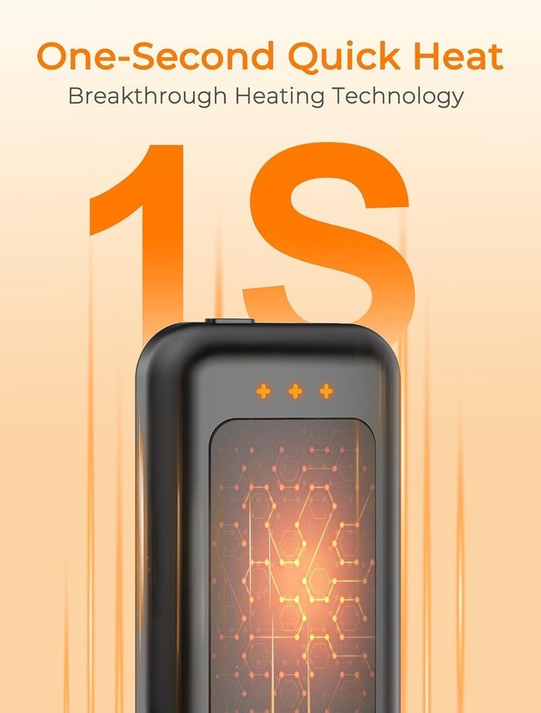 Rechargeable Hand Warmers 2 Pack Fast Heating NTC Temperature Control