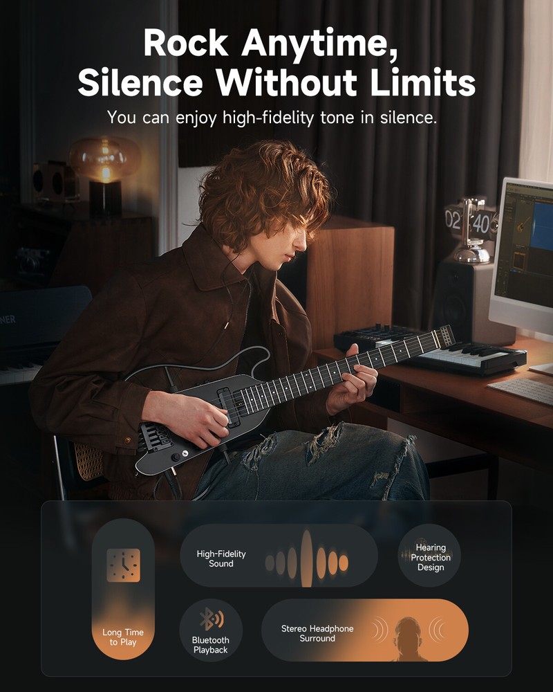 Donner HUSH™ X PRO Electric Guitar