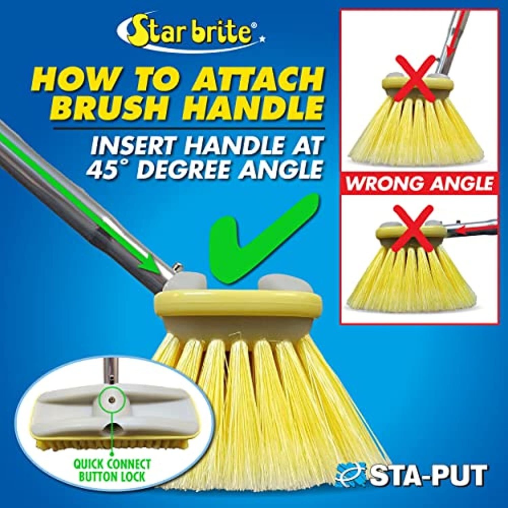 STAR BRITE Scrub Brush (White) (040010)