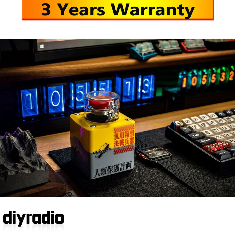 Wireless Push Button Switch for Computer Host Button w/Dust Cover for EleksMaker