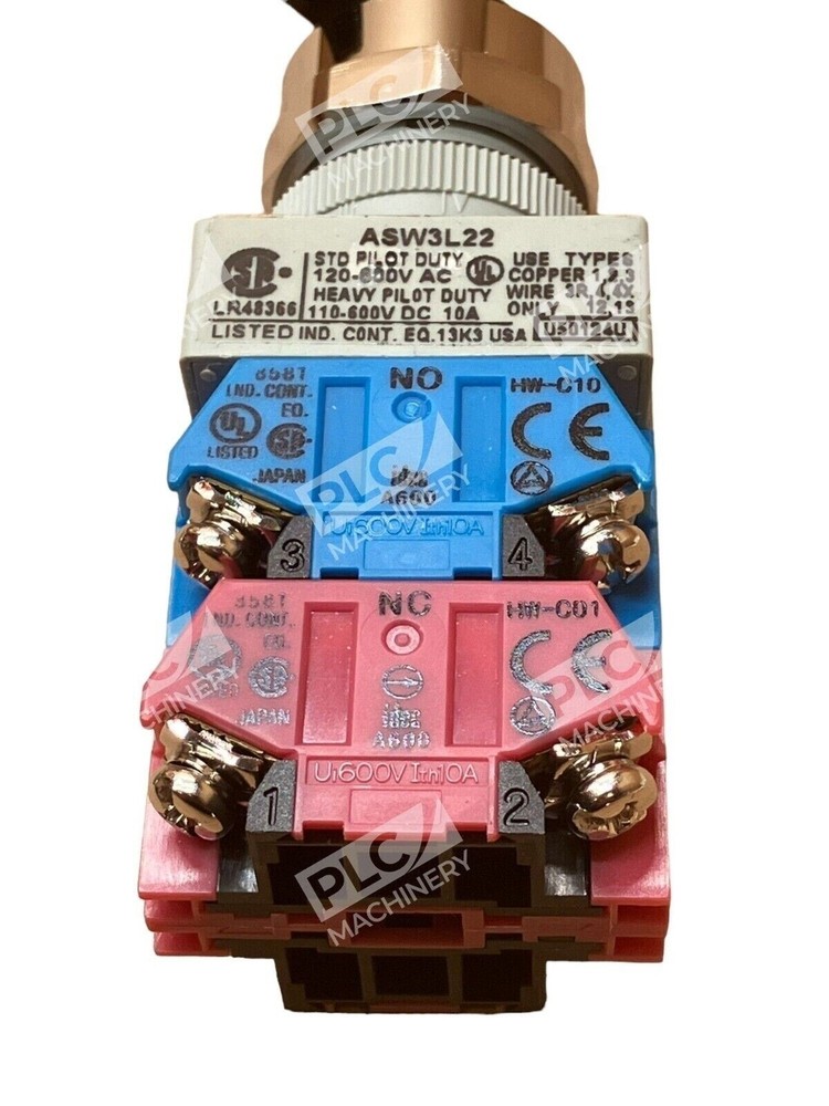 Idec ASW3L22 22mm Selector Switch