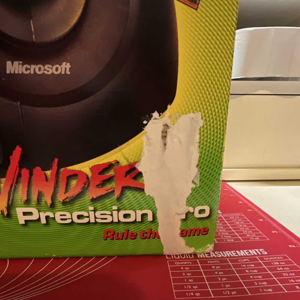 Microsoft SideWinder Precision Pro Wired Serial Joystick PC Windows 95 Throttle