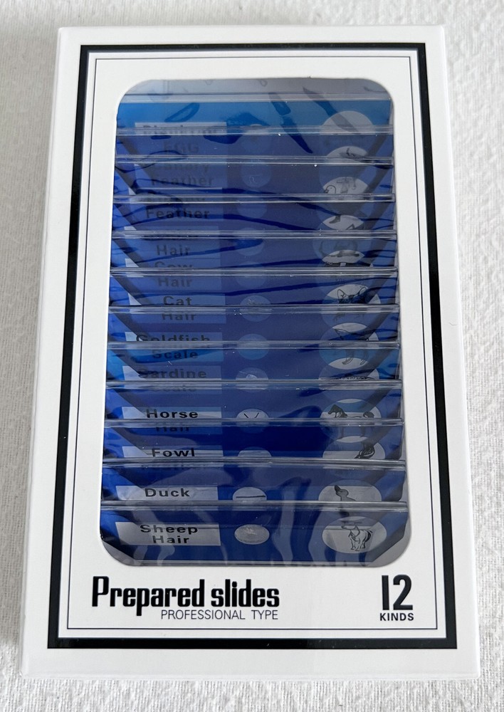 DIY Science 48-Pack Prepared Microscope Slides NEW *Itemized List* Homeschool