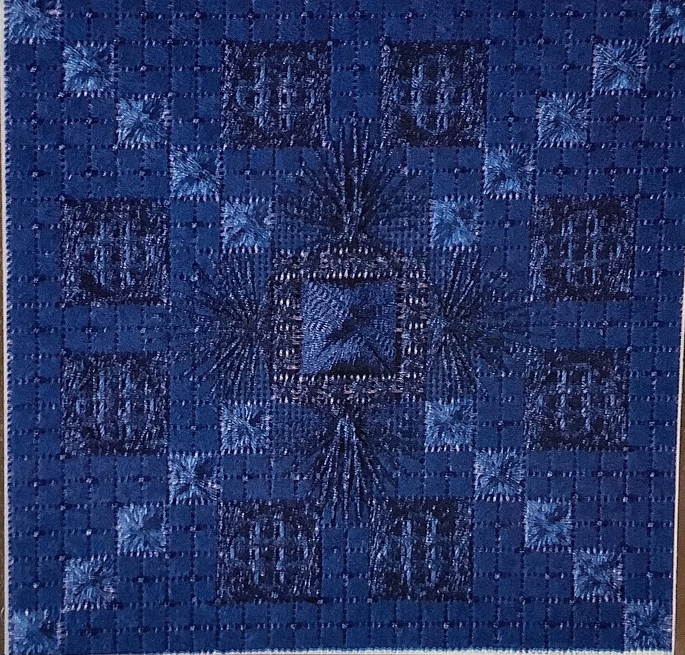 Glitz & Glamour Sapphire by DebBee’s Designs c2008 Counted Needlepoint Chart
