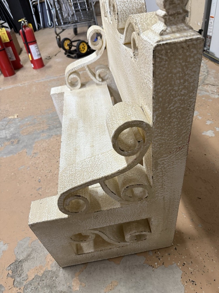 Denny Manufacturing Scroll Bench Photography Prop