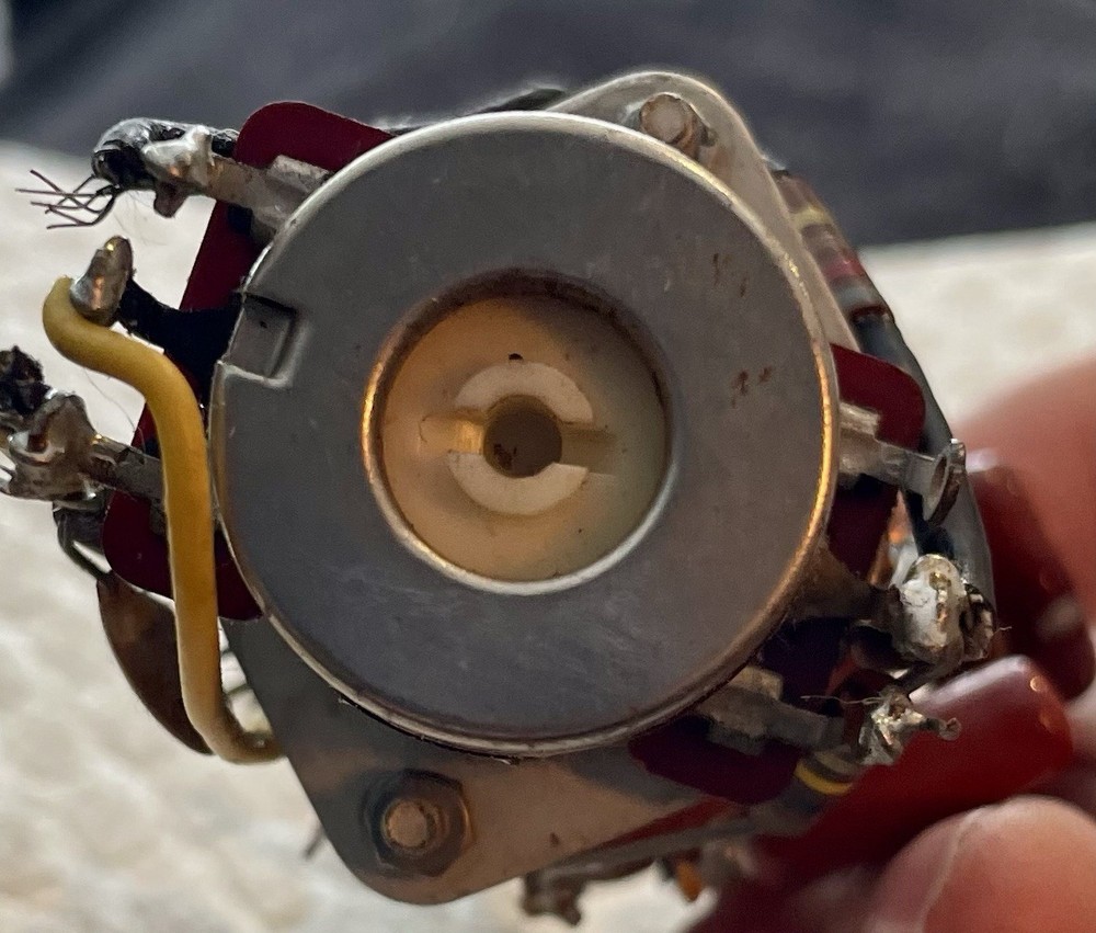 Vintage Multi-Wafer Rotary Switch Stepped Resistor Network Selector Assembly