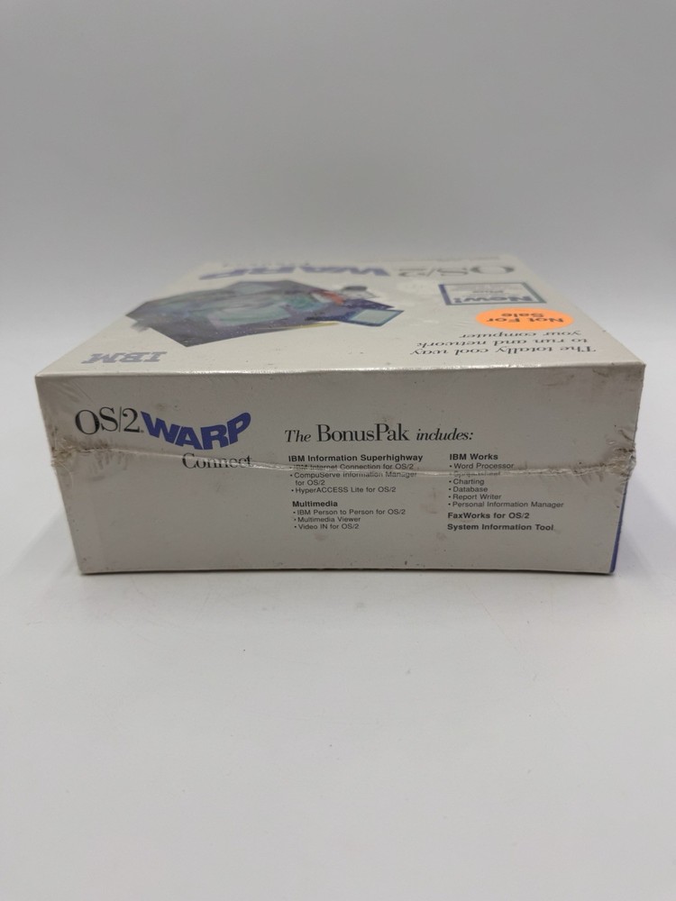 IBM OS/2 Warp Connect Version 3 CD-Rom Vintage Computer Software (NOS)