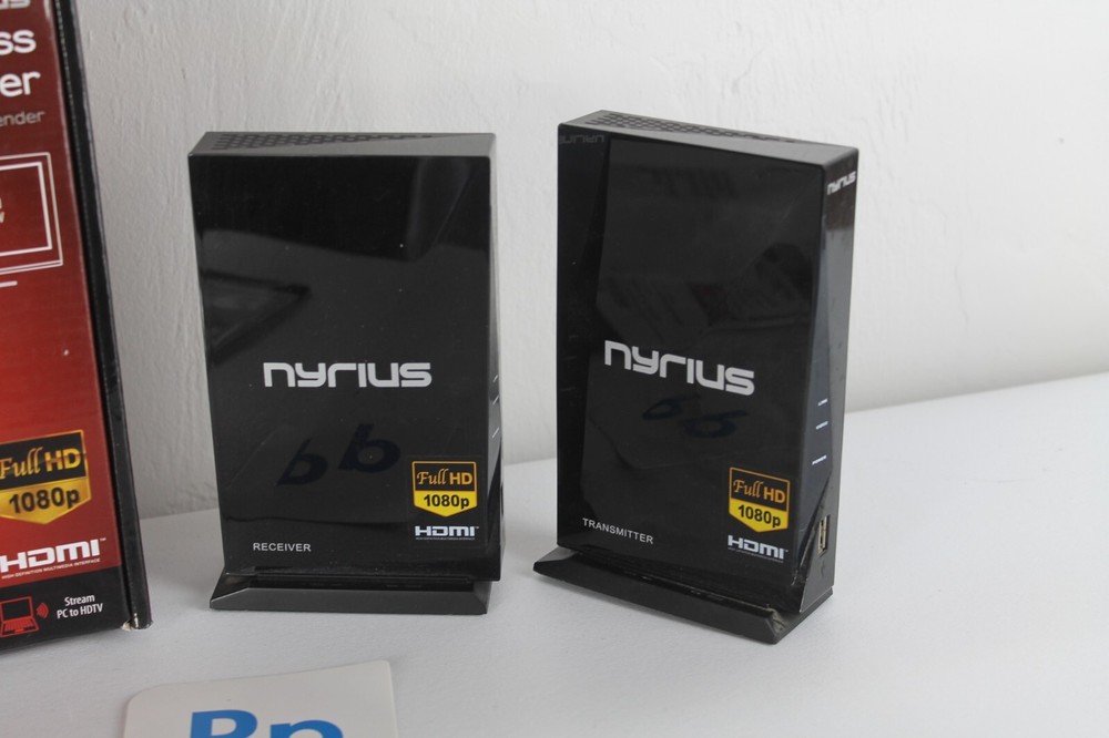 Nyrius NAVS500 Digital Wireless Ir Cabel Transmitter & Receiver *No Adapter*
