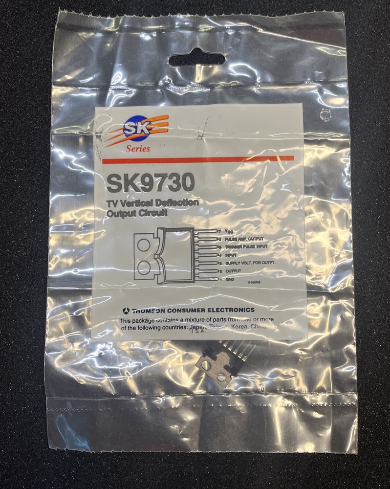SK9730 - TV Vertical Deflection Output Circuit - NOS