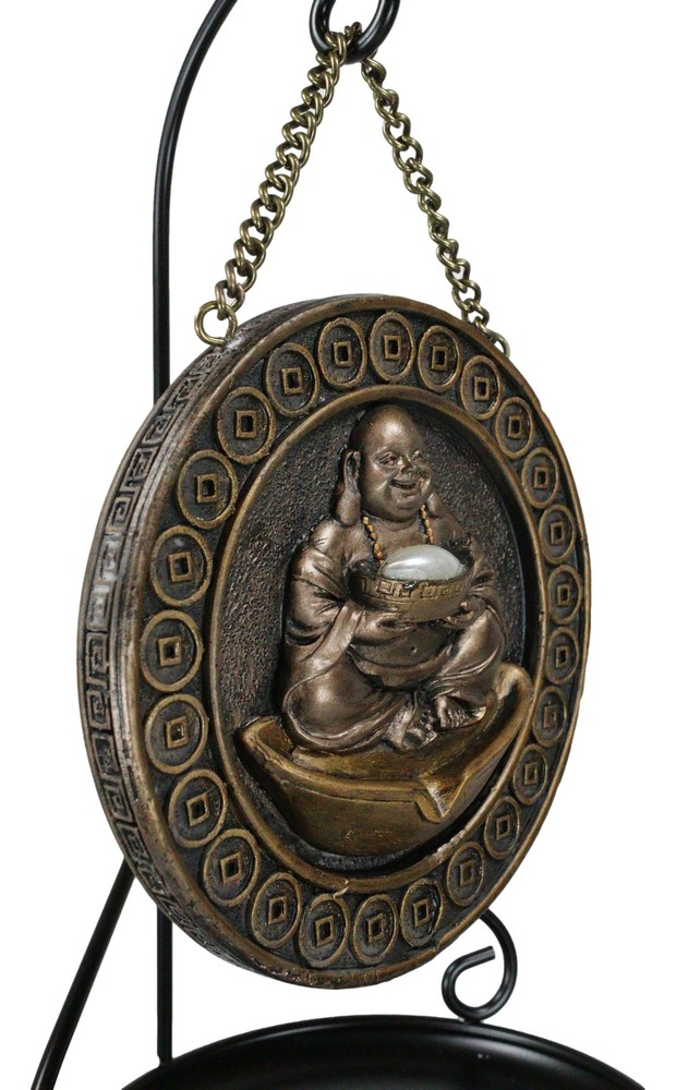 Ebros Buddha Backflow Burner with Stand 9.25" Height