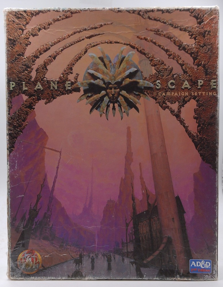 AD&D 2e Planescape Campaign Setting 2 maps missing Staff ORIGINAL