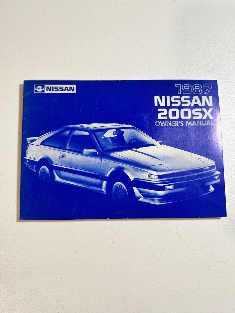 1987 Nissan 200SX Owner's Manual