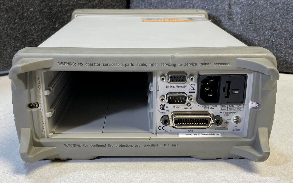 Agilent HP 34970A Data Acquisition Data Logger Switch Unit w/ 6.5 Digit DMM