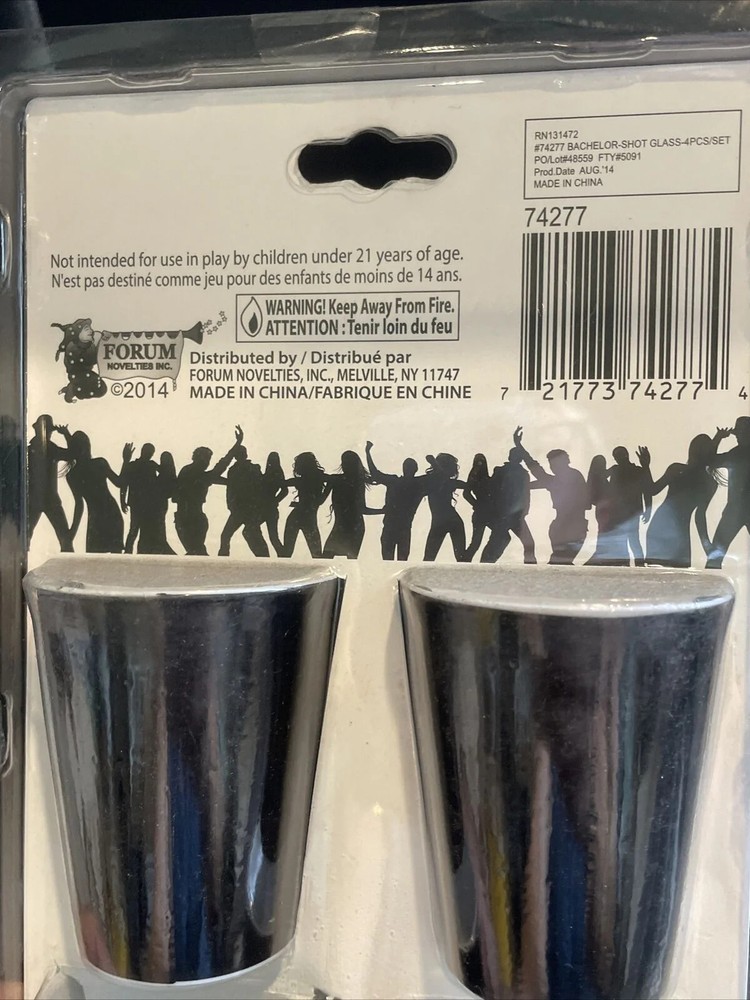 Bachelor Party Shot Glass Set