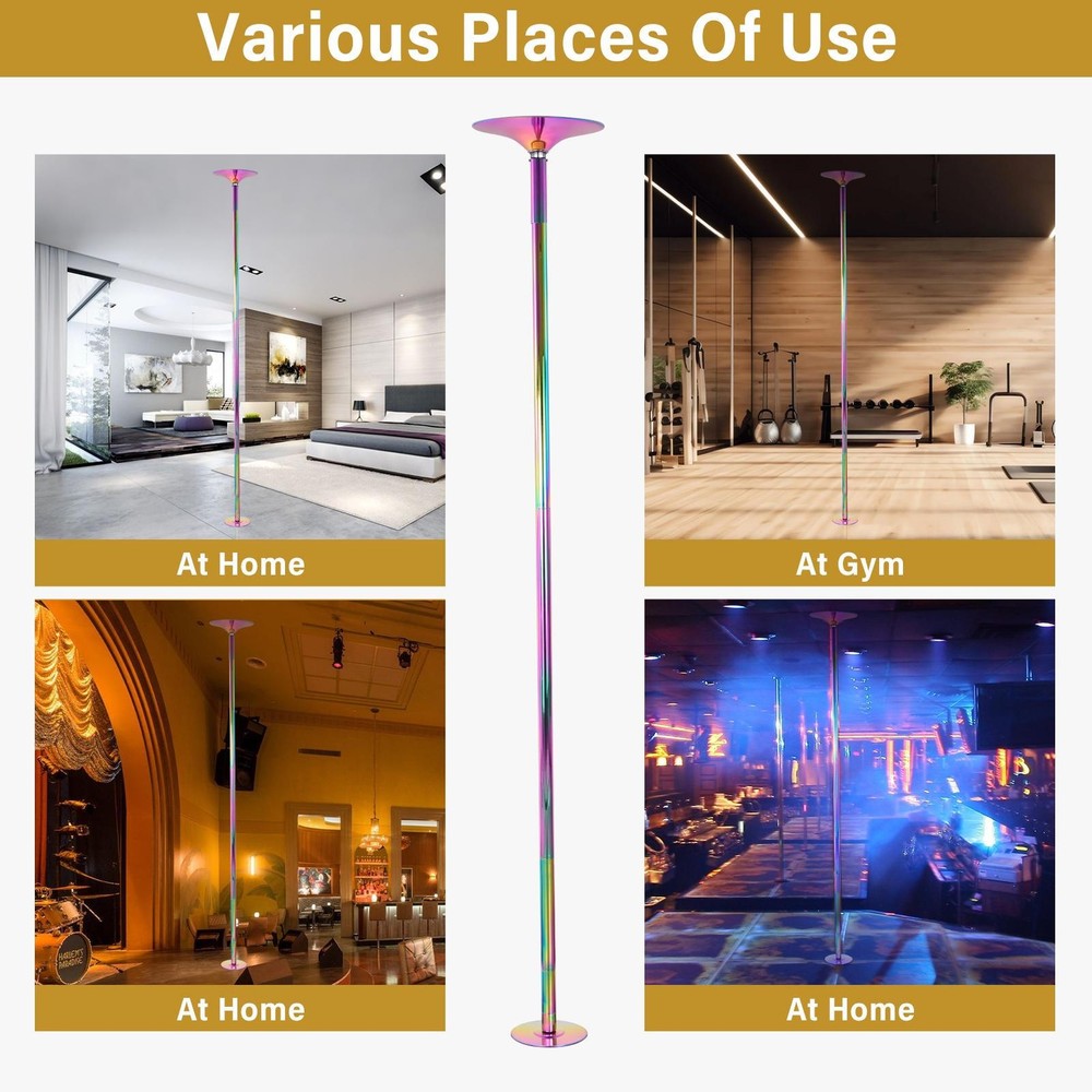 Pole Dance Pole for Home 45mm Spin Static Dancing Pole Professional qualified