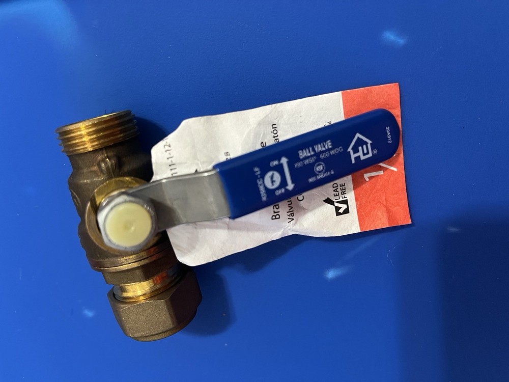 Homewerks Brass Ball Valve 1/2”