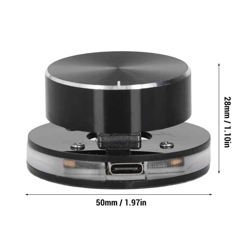 ·USB Volume Control Knob For Android System PC Multimedia Type C External Med