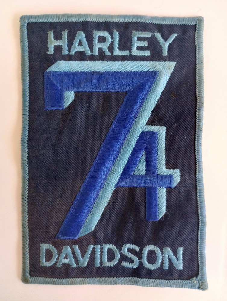 Vintage HARLEY DAVIDSON 74 MOTORCYCLE PATCH