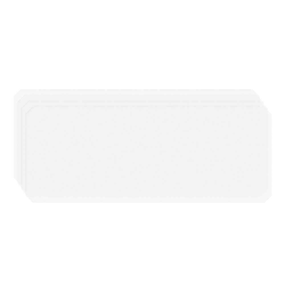 Shelf Liners For 18" X 48" shelf, Clear Plastic, 4-PACK