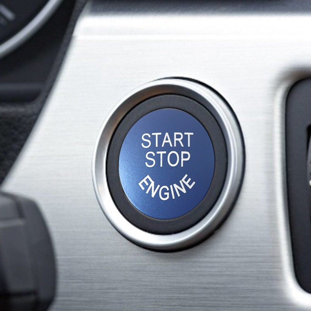 Blue Start Stop Engine Button Cover Switch For BMW E84 E83 E71 E72 E90 E91 E60
