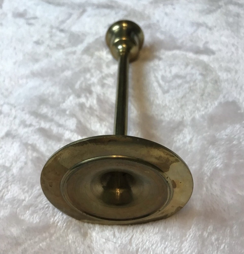 Vintage Solid Brass Elegant Gold Candlestick Holder Tabletop for Candlesticks 6”
