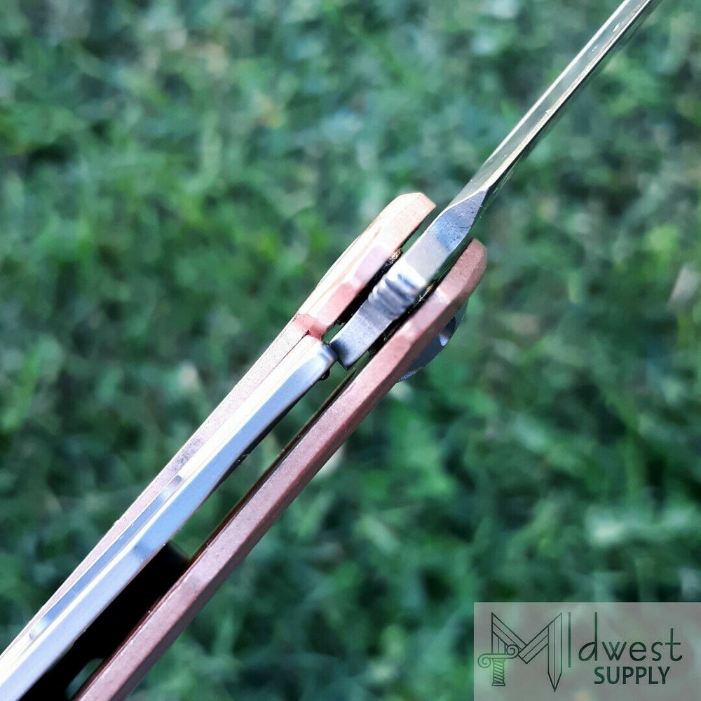 Kershaw Natrix Sub Frame Folding Knife 2.75" D2 Tool Steel Blade Copper Handle