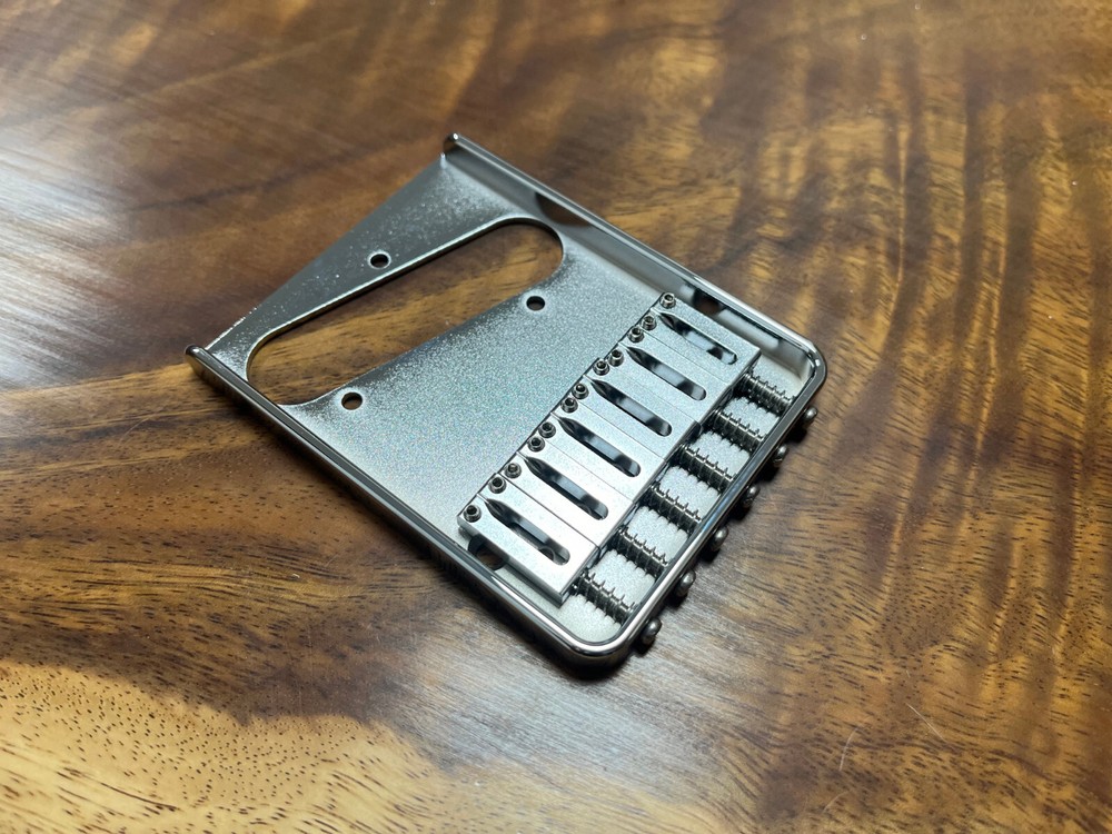 Aluminium Telecaster® Bridge- 4 HOLE 6 SADDLE