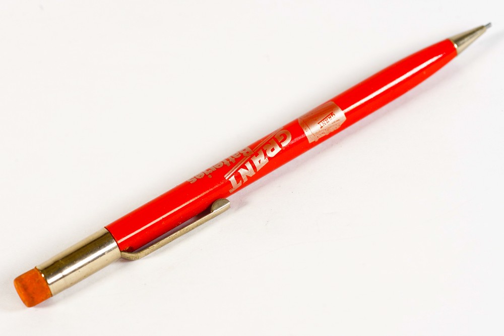 Grant Batteries Lind Implement Colfax Iowa Advertising Scripto Mechanical Pencil