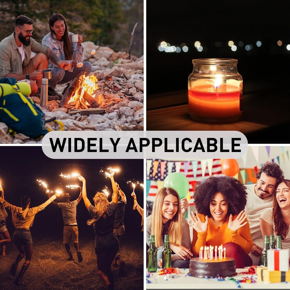 Dual Flame Lighter - Switchable Torch & Soft Flame, Refillable Butane, Cool Pipe